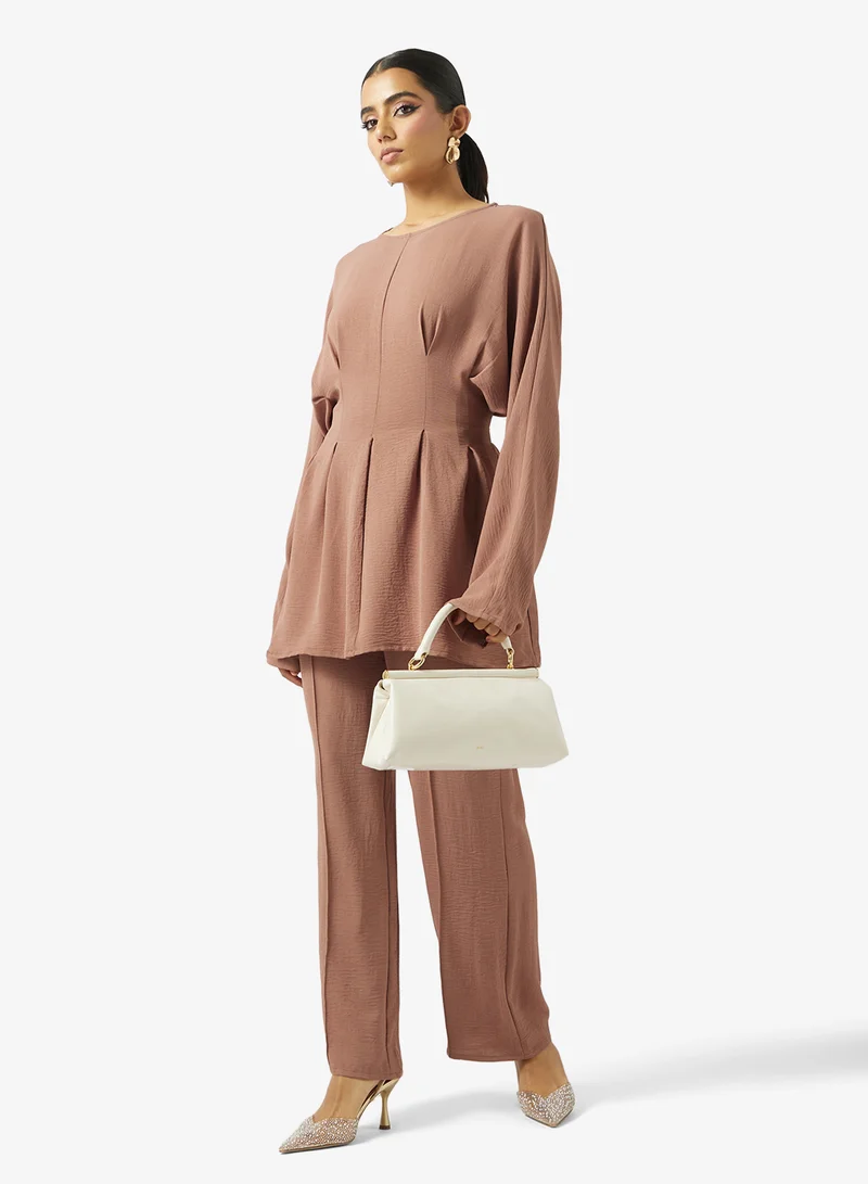 Khizana  Peplum Top & Pant Set for Women | Best Price UAE